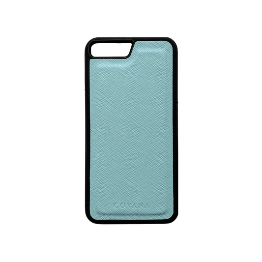 Funda Piel iPhone 7/8 Plus - Azul Cielo