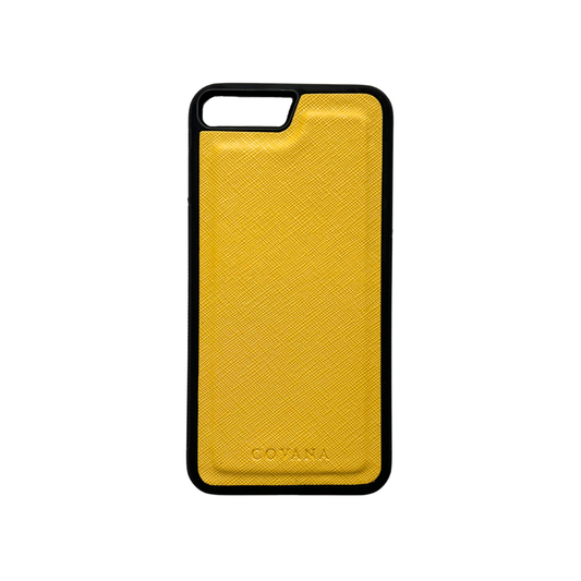 Funda Piel iPhone 7/8 Plus - Amarilla