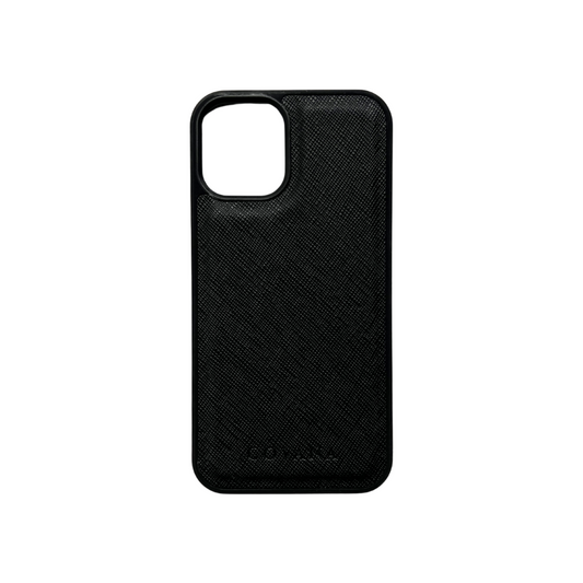 Funda Piel iPhone 12 Mini - Negra