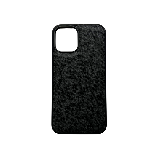 Funda Piel iPhone 12/12 Pro - Negro