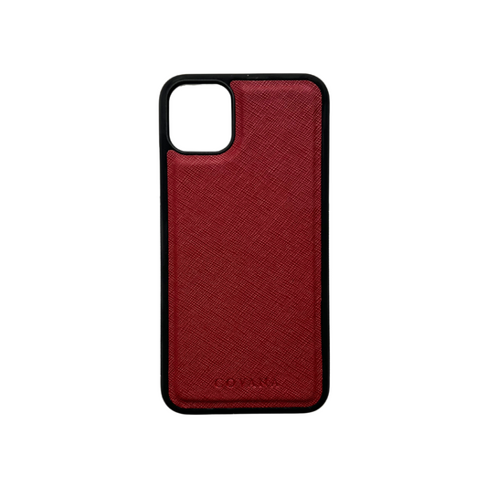 Funda Piel iPhone 11 Pro Max - Vino