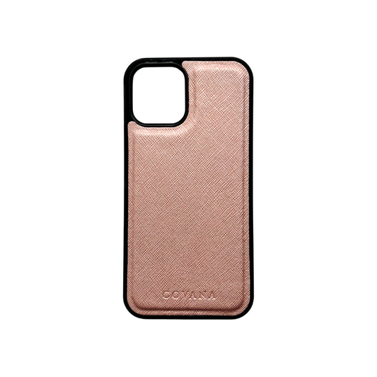 Funda Piel iPhone 12/12 Pro - Rosa