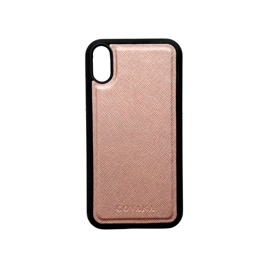 Funda Piel iPhone XR - Rosa