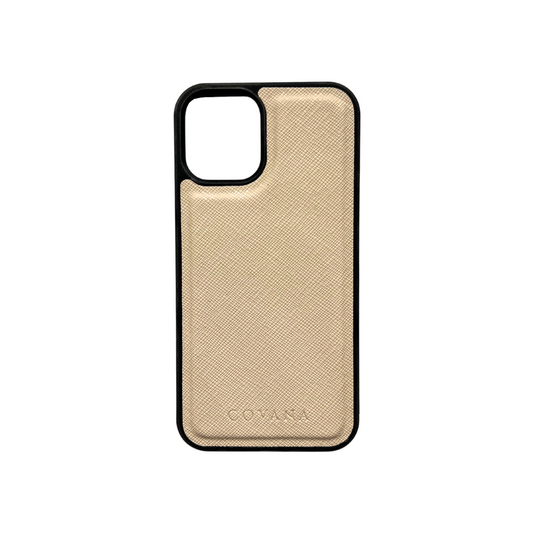 Funda Piel iPhone 12 Mini - Hueso