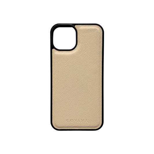 Funda Piel iPhone 13 - Hueso