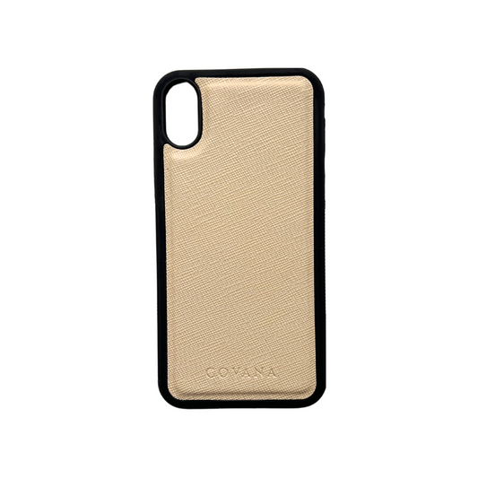Funda Piel iPhone X/XS - Hueso