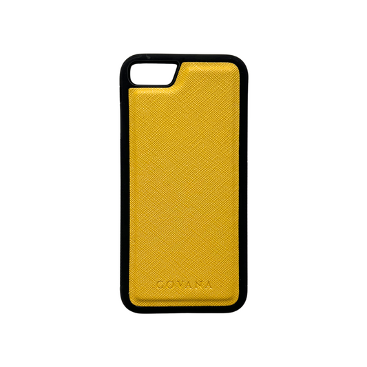 Funda Piel iPhone 7/8/SE - Amarilla