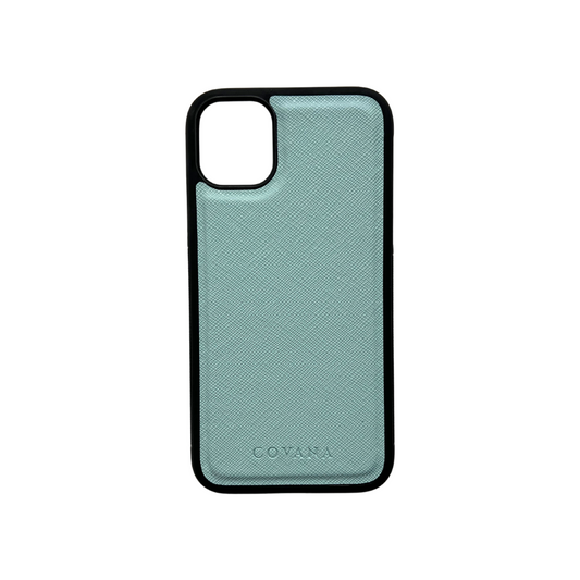 Funda Piel iPhone 11 - Azul Cielo
