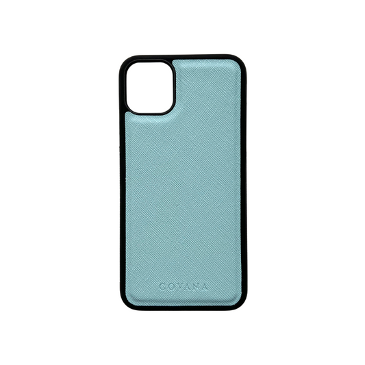 Funda Piel iPhone 11 Pro Max - Azul Cielo