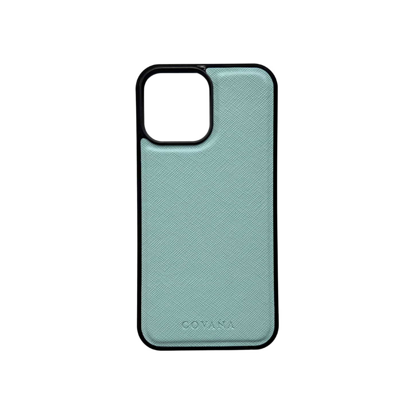 Funda Piel iPhone 13 Pro Max - Azul Cielo