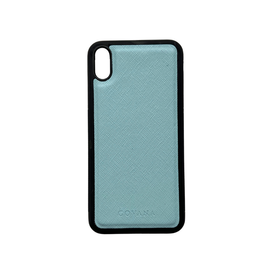 Funda Piel iPhone X/XS Max - Azul Cielo