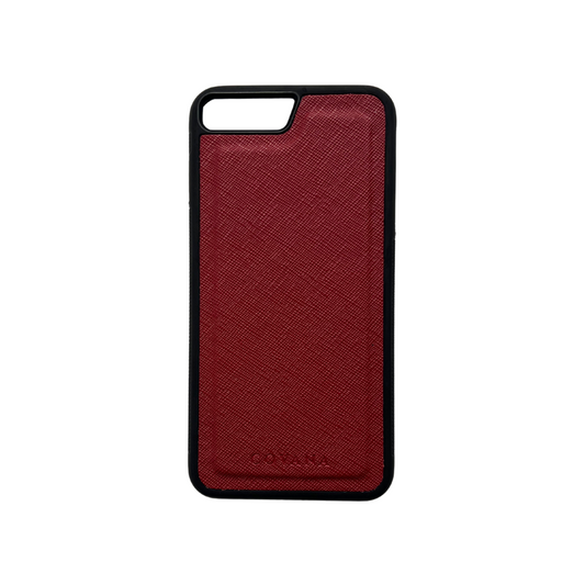 Funda Piel iPhone 7/8 Plus - Vino